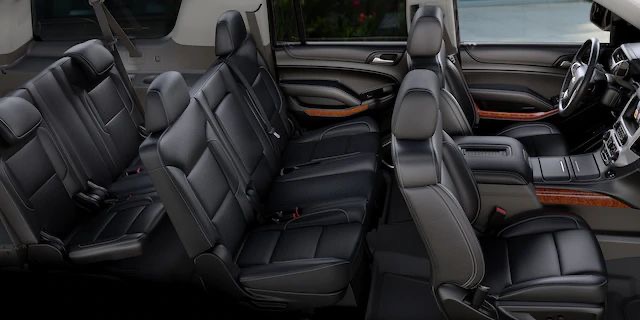 JGF Lux Driver Suburban — Interior, premium leather seating